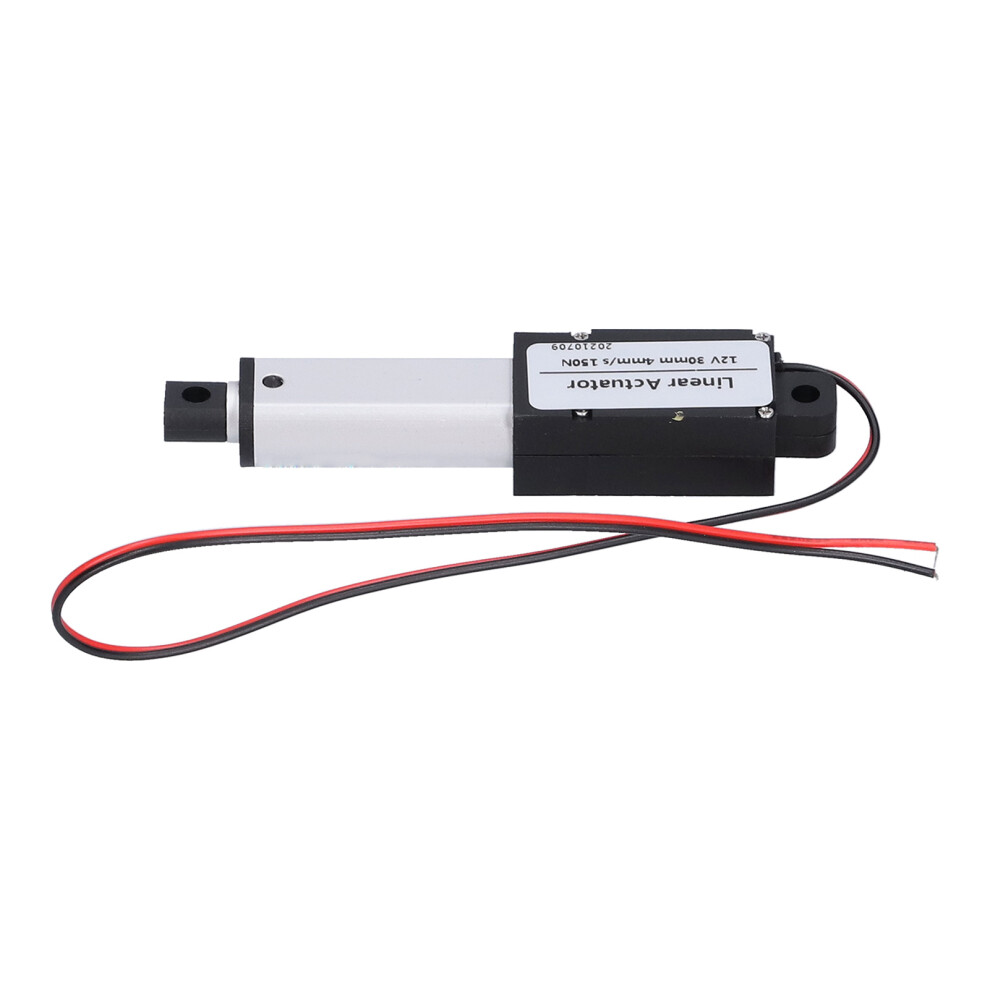 30Mm Waterproof Dc 12V Linear Actuator 150N Mini Electric 4Mm/S Noise Cancel 4141391449552