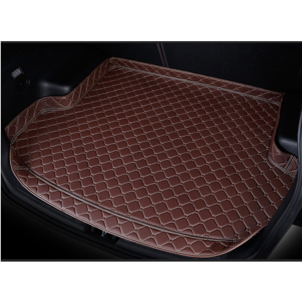 Waterproof Nonslip Car Boot Liner For Mercedes Benz B Class W246 20122018, Leather Antiscratch Cargo Mat, Coffee Highside Design 9073542783442
