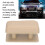 Adjustable Car Armrest Pad Beige ABS+PU, 9–12cm Elbow Support 5