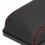 Adjustable Car Armrest Pad Black/Red Edge, AntiFatigue Support 3