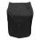 Schwarzer Polyester-Toasterhaube, rutschfester Staubschutz, gesteppft, Kleingerät 12