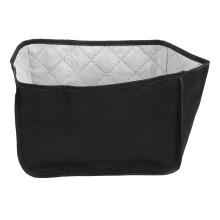 Black Toaster Cover Polyester Quilted Dust Protector, Anti-slip, Small Appliance