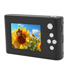 8x Zoom 48MP Compact Digital Camera 2.4" IPS Screen Anti-Shake Black