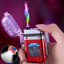 Udendørs lighter elektriske lightere USB genopladelige-flammeløse-plasma fede lightere til camping, vandreture, eventyr feriebesparende gaver