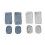 Baby Knee Pad Socks Set 0-1 Years 5