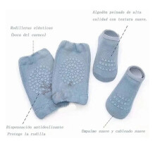 0-1 Year Baby Knee Pad Socks Set