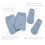 Infant Knee Protector Socks Combed Cotton 3