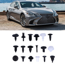 415pcs Car Retainer Clips Set—18 Types, Auto Fasteners for Bumper, Fender & More