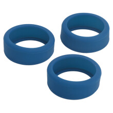 3x Silikon Smart Ring Hülle Kratzfest Dunkelblau M
