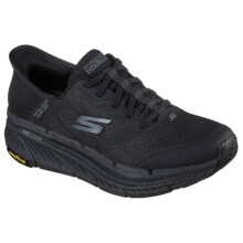 Skechers Heren Max Cushioning Premier 2.0 Ascendant II Hands Free Slip-Ins Sneakers, Zwart/Zwart, 7.5