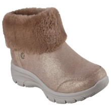 Botines Skechers EASY GOING - COMFY COOL Martha Stewart - Slip-Ins cómodos y brillantes, Mocha, 5 M