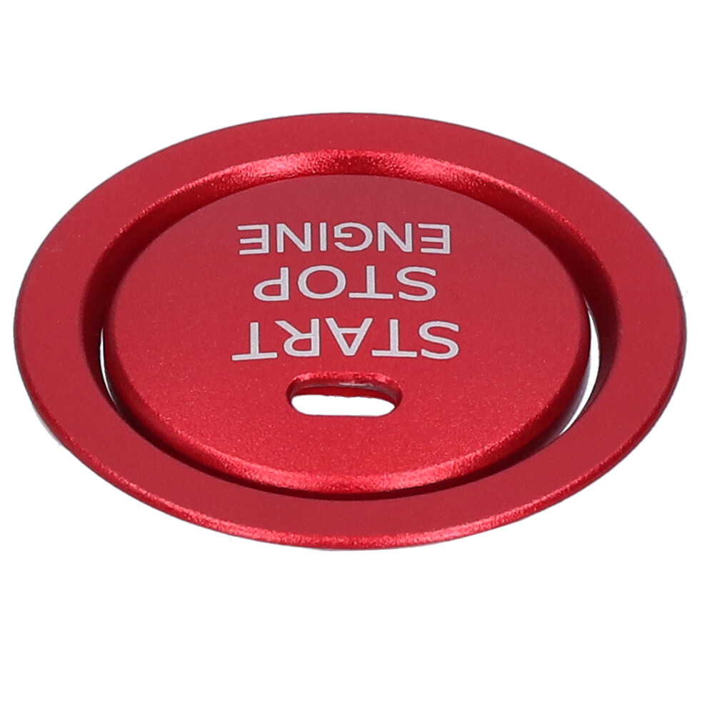 Aluminium Alloy Engine Start Stop Button Cover For Car Interior Finish Red 8751391451606