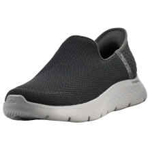 Zapatillas Skechers Go Walk Flex No Hands Slip-Ins para Hombre, Gris Oscuro, 12 X-Amplio
