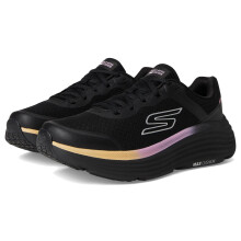 Skechers Dames Max Cushioning Endeavour Canova Sneaker, Zwart/Roze, 11 Breed