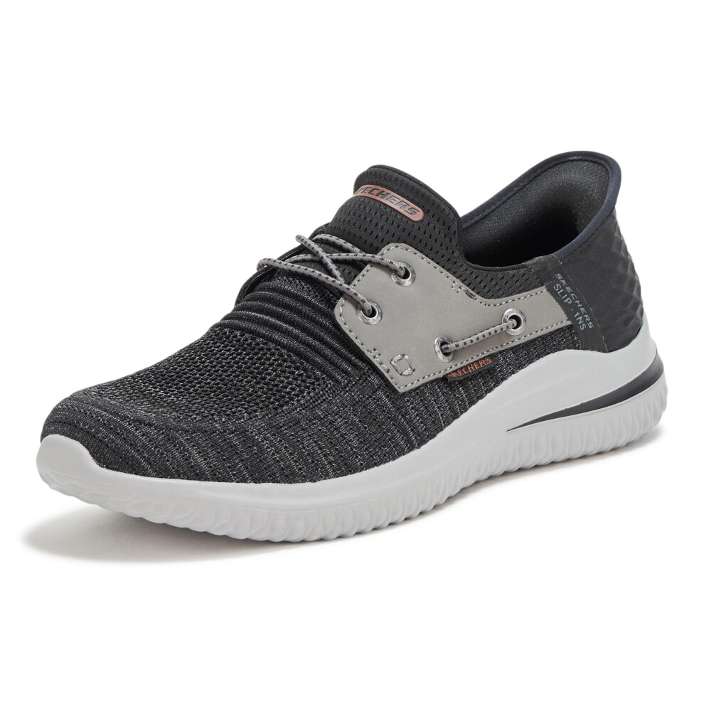 Skechers Men's Delson 3.0 - Roth - Bkgy - 10.5 Medium