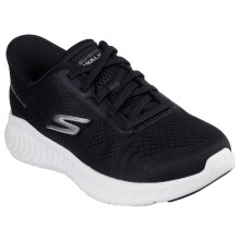 Zapatillas Skechers Go Walk Now Slip-Ins para Mujer, Negro/Blanco, 5.5