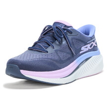 Zapatillas Skechers Max Cushioning Arch Fit Areena Slip-Ins para mujer, Navy/Lavender, 10