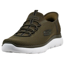 Zapatillas Skechers para hombre Summits High Range Slip-in, Verde, 9.5 M US