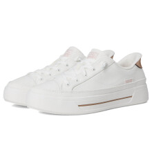Skechers Hands Free Slip-Ins Bobs Social, WHT, 8 M