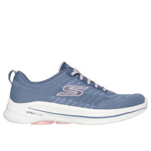 Skechers Dames Go Walk 8 Britt Sneakers, Blauw/Roze, 8