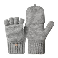 Gants d'hiver tricotés sans doigts, isolés thermiquement