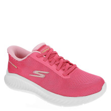 Zapatillas Skechers Go Walk Now Hands Free Slip-Ins para mujer, Rosa Fucsia, 40