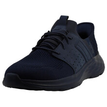 Skechers Heren Garner Newick Hands Free Slip-in, Marine, 14 M US