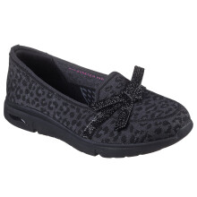 Skechers Dames Martha Stewart Arch FIT - Living, Zwart Charcoal, 7.5