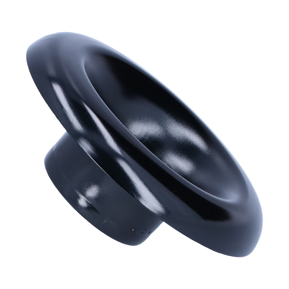 3.5In Aluminum Turbo Horn Intake Adapter For Car Modification Black 7891391945543