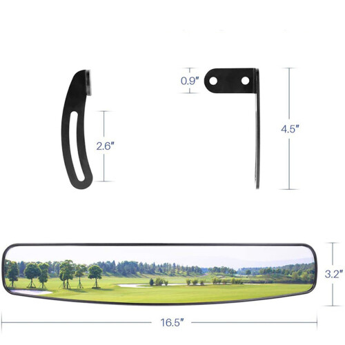 Strong Golf Cart Side Mirror developed for progress Visibility 2