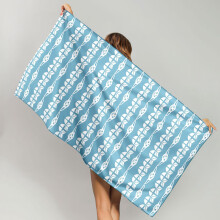 Microfiber Beach Towel Water-Absorbing Quick-Drying 30x60in