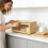 Functional Bread Storage Unit With Circulation Holes-Wood color 2