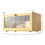 Functional Bread Storage Unit With Circulation Holes-Wood color 4