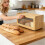 Functional Bread Storage Unit With Circulation Holes-Wood color 7