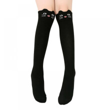 Girls Children Toddler Kids Knee High Length Socks Cat Animal Cartoon 3-12 years