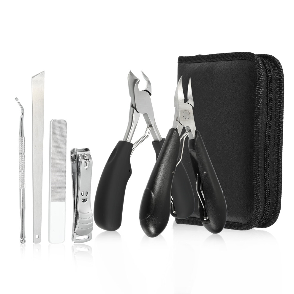 Toenail Clippers Set for Thick Nails Ingrown Toenails Clipper for Seniors Professional Nail Pedicure Kit