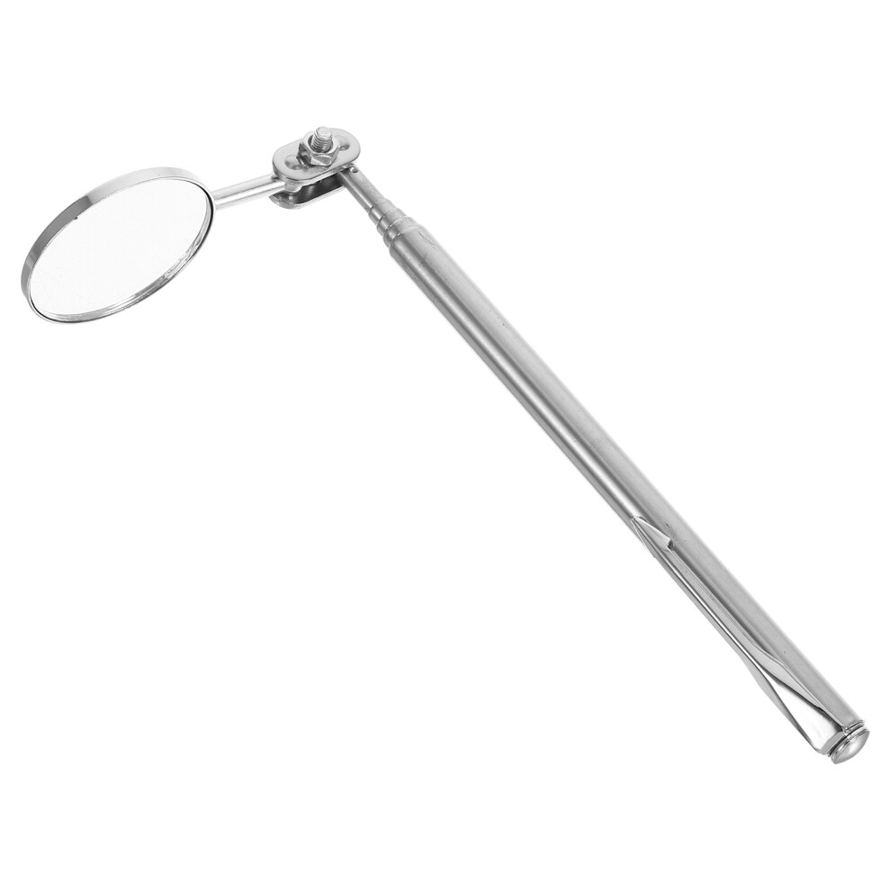 Round Telescoping Inspection Mirror 30Mm Mini Swivel Mirror For Mechanics Stainless Steel Extendable Tool For Observation 9448483449816