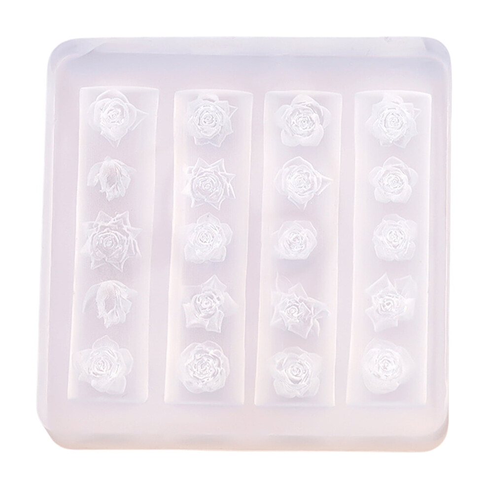Professional Silicone Mold for 3D Nails Art Mold Reusable Nails Mold Decoration Suitable for Different Skill Levels