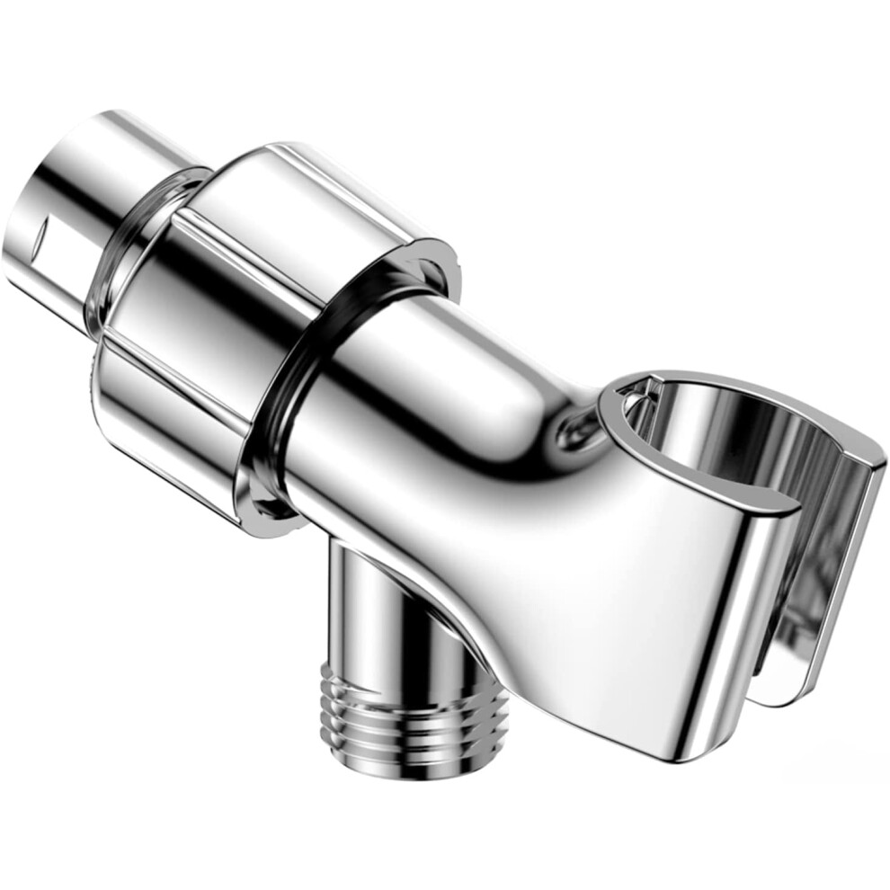 Shower Head Holder For Handheld Shower Head Premium Abs Adjustable Shower Arm Mount Bracket With Brass Swivel Joint Standard 1/2" Connector 9448483449618