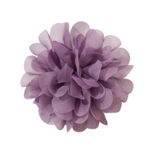 Elegant form brosje stilig blomsterformet brystnål stoff jakkeslagsnåler festlig høytid for henne lilla