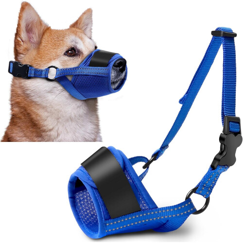 Soft Breathable Dog Muzzle for Large Breeds 1 Pack