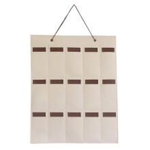 Hängende Sonnenbrillen-Organizer-Tasche, 15 Fächer, Wandmontage, platzsparendes Design für Zuhause, Badezimmer, Kleiderschrank, Schlafzimmer und