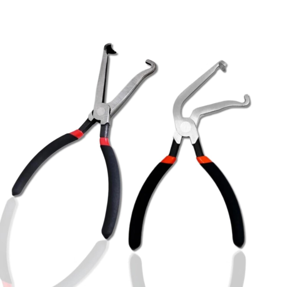 8" 60 Electrical Disconnect Pliers For Automotive Connectors & Sensors Â Angled Locking Push Tab Pliers, Compatible With Car Wiring 9448483550062