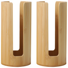 kleine Becherhalter aus Holz, 9 cm (3,5 Zoll), für die Arbeitsplatte, für Zuhause, Büro, Kaffee- und Teezubehör