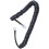 3X Replacement RJ9 4P4C Plug Coiled Stretchy Telephone Handsets Cable  Black 3