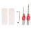 2Pcs Countersink Drill Bits Set, 3mm & 4mm, Alloy Steel 2