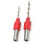 2Pcs Countersink Drill Bits Set, 3mm & 4mm, Alloy Steel 3