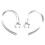 6 Small Clear Good Quality Earhooks  Headset Ear Hook Loop Clip Earhook Hooks Loops Clips Earloop Earclip 3