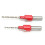 2Pcs Countersink Drill Bits Set, 3mm & 4mm, Alloy Steel 13