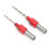 2Pcs Countersink Drill Bits Set, 3mm & 4mm, Alloy Steel 14